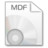 Mimetypes mdf Icon